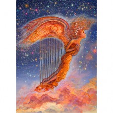 JOSEPHINE WALL GREETING CARD Harp Angel